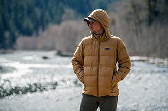 Patagonia Silent Down Jacket (front of jacket)